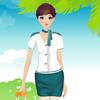 Pretty Air Hostess