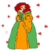Princess at the heart firework coloring