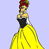 Princess shy coloring