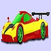 Race car coloring