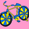 Racing bike coloring