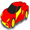 Red car coloring