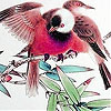 Red lovely valentine slide puzzle