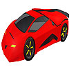 Red space car coloring