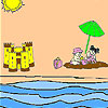 Sand castle coloring