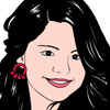 Selena coloring game
