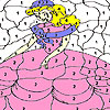 Shy princess coloring