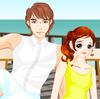 Sweet Couple In Beach