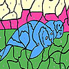 Tired seals coloring