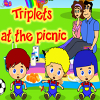 Triplets at the picnic