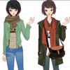 Twin Wearing Coat