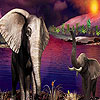 Two friends at the beach puzzle