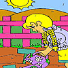 Vegetables garden coloring