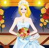 Wedding Dress With Yellow Candle