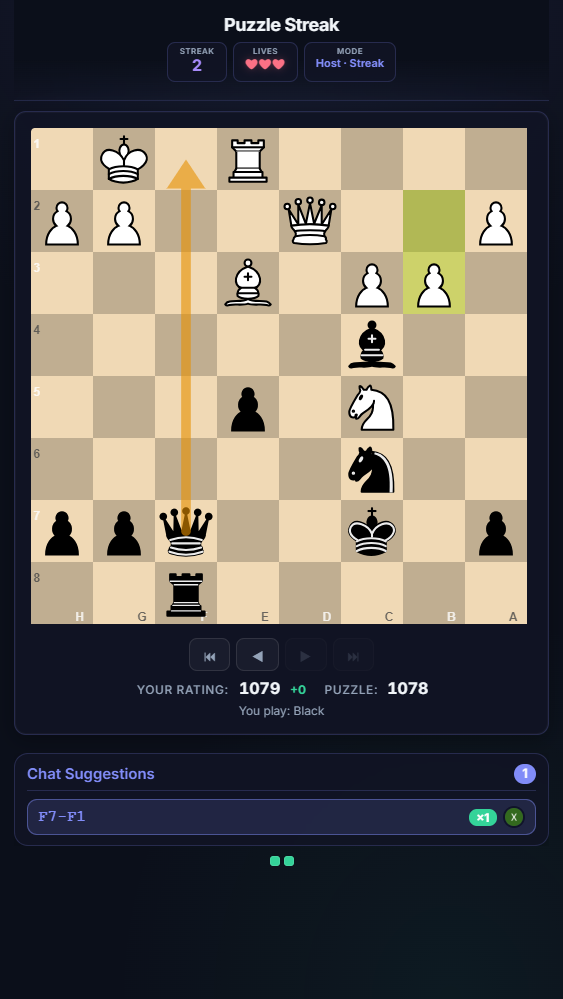 LiChess Puzzle Streak Screenshot 8 background