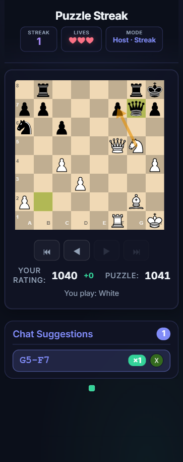 LiChess Puzzle Streak Screenshot 9 background