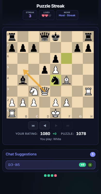 LiChess Puzzle Streak Screenshot 6 background
