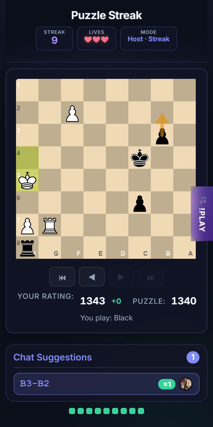 LiChess Puzzle Streak Screenshot 11 background